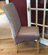 10 High Back Upholstered Dining Chairs, 10 In Total In 2 Colours
