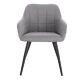 1/2/4/6x Dining Chairs Linen Upholstered Kitchen Armchairs With Backrest Home Cafe