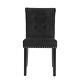 1/2/4 Velvet Dining Chairs Upholstered Chair Button High Back Kitchen Restaurant