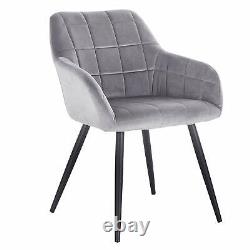 1xDining Chairs Kitchen Living Room Chairs with Velvet Backrest Counter Chairs