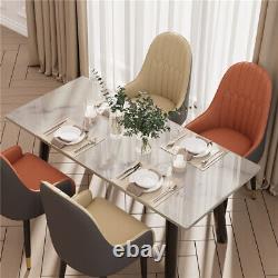 2PCS Kitchen Dining Chairs Upholstered Seat Restaurants Hotel Load 150KG