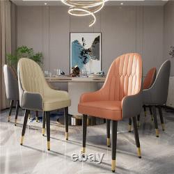 2PCS Kitchen Dining Chairs Upholstered Seat Restaurants Hotel Load 150KG