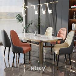 2PCS Kitchen Dining Chairs Upholstered Seat Restaurants Hotel Load 150KG