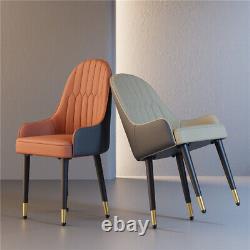 2PCS Kitchen Dining Chairs Upholstered Seat Restaurants Hotel Load 150KG