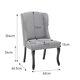 2x Modern Dining Chairs Kitchen Dining Room Dinner Upholstered Seat Accent Chair