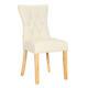 2/4pcs Modern Faux Leather Dining Chairs High Back Padded Kitchen Dinning Chairs