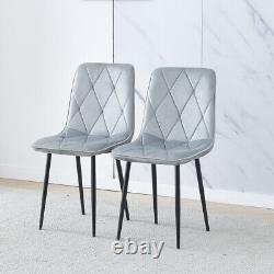 2/4/6Pcs Velvet Dining Chairs Side Chair for Dining Living Room Kitchen Chairs