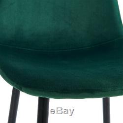 2 4 6 Retro Dining Chairs Accent Chairs Diamond Upholstered Black Metal Legs