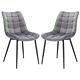 2/4/6x Dining Chairs Living Room Chairs With Backrest Velvet Padded Seat Cafe Pub