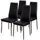 2/4/6x Faux Leather Upholstered Chairs Kitchen Dining Meeting Room Chair Seat Uk