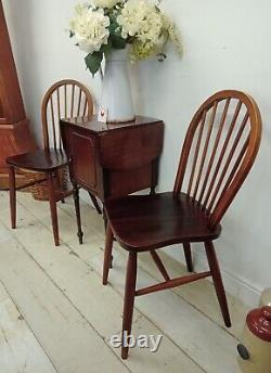 2 Stickback ercol style Kitchen Chairs Antique Postage Available
