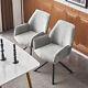 2pcs 180° Swivel Accent Chair Upholstered Armchair Dining Chairs Home Office Ty