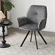 360°swivel Accent Chair Upholstered Armchair Dining Chair Home Office Desk Chair