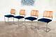 4 Cesca Cantilever Upholstered Dining Chairs Bauhaus Marcel Breuer Delivery
