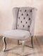 4 French Upholstered Dining Chairs In Excellent Condition Price Is For All 4