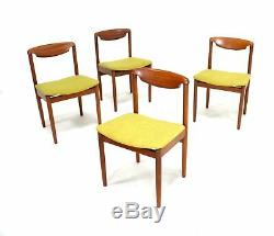 4 X Vintage Teak Meredew Danish Influence Dining Chairs(Re Upholstered)