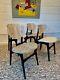 4x Newly Upholstered G Plan Butterfly Dining Chairs Mid Century 60s 70s