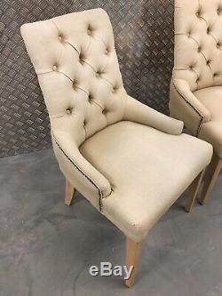 4x Neptune Henley Upholstered Kitchen Dining Room Chairs Furniture Sutton