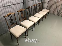 6 Antique Dining Chairs