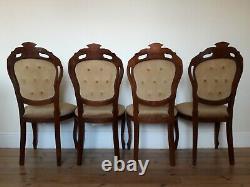 6 French Louis Style Dining Chairs Cash Collection Tamworth B79