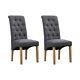 6 Grey Upholstered Fabric Chairs (anya, Wayfair)