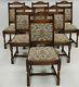 6 Old Charm Wood Bros Dining Chairs Tudor Brown Free Uk Delivery