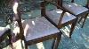 6 Vintage Upholstered Dining Chairs