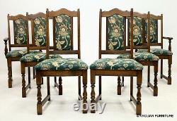 6 Wood Bros' Old Charm Dining Chairs In Light Oak FREE Nationwide Delivery