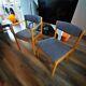 6 Dining Chair Set. Used. Re-upholstered. Very Good Condition