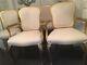 6 Gorgeous Gold Vintage French Style Dining/ Salon Chairs Newly Upholstered