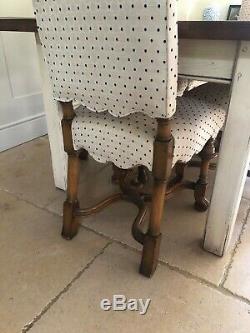 6 upholstered dining chairs oak