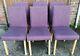 6 X Purple Upholstered Chairs Home From Home Store Hf2702