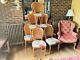 8 Upholstered Elmwood Dining Room Chairs