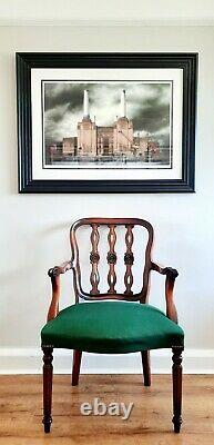 8 x Frank Hudson Harrods Knightsbridge Stamped Hepplewhite Dining Chairs VGC