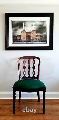 8 x Frank Hudson Harrods Knightsbridge Stamped Hepplewhite Dining Chairs VGC