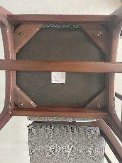 A. YOUNGER Set of 4 MID CENTURY Teak Dining Chairs RE-UPHOLSTERED& SUPERB COND