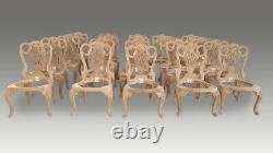 Amazing dining chairs 6, 8,10,12,14,16,18 to French polished and Upholstered