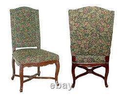 Antique Dining Upholstered Chairs, set of 10 American 1930 #5425