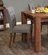 Baumhaus Flare Back Slate Upholstered Dining Chair (pack Of Two) Free Delivery