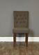 Baumhaus Shiro Walnut Flare Back Upholstered Dining Chair In Slate Pack Of Two