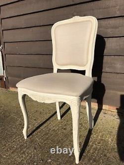 Beautiful Set Of 6 Laura Ashley French Style Upholstered Dining Chairs