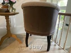 Beautiful Velvet Upholstered Dining Chairs / Occasional Chairs Pair