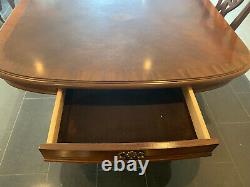 Brighton Hall Dining Table and 6 upholstered chairs