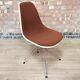 Brown Herman Miller Original Eames Upholstered Dsr Dining Side Shell Chair
