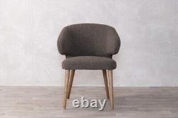 Brown Upholstered Dining Chair Wingback Chair Luxury Dining Chair Modern Chair