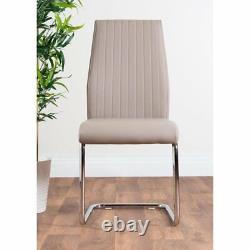 Cadenza Upholstered Dining Chair Cappuccino Grey