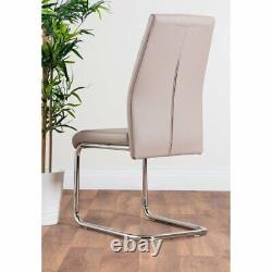 Cadenza Upholstered Dining Chair Cappuccino Grey