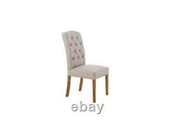 California Button Back Upholsted Dining Chair