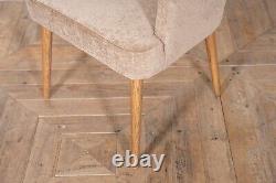 Chenille Dining Chair Carver Chair Upholstered Chair Diamond Stitch Chair Wheat