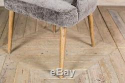 Chenille Dining Chairs Scandinavian Style Upholstered Dining Chairs